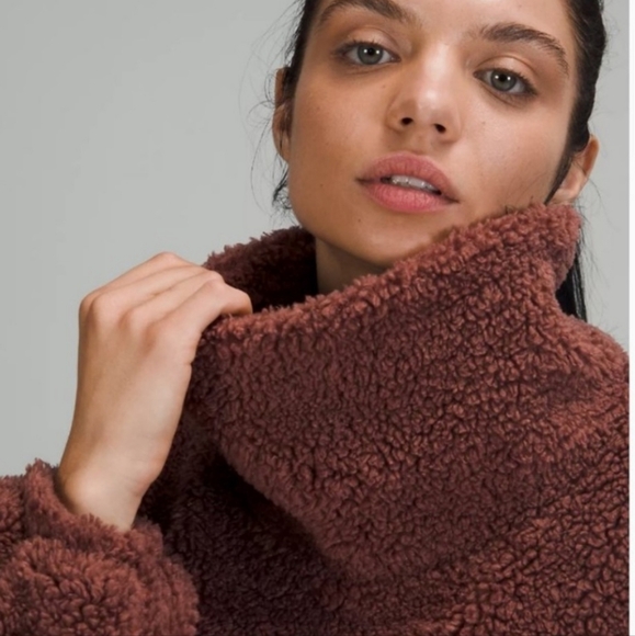 Lululemon warmth restore sherpa pullover jacket size 6 - Picture 6 of 16